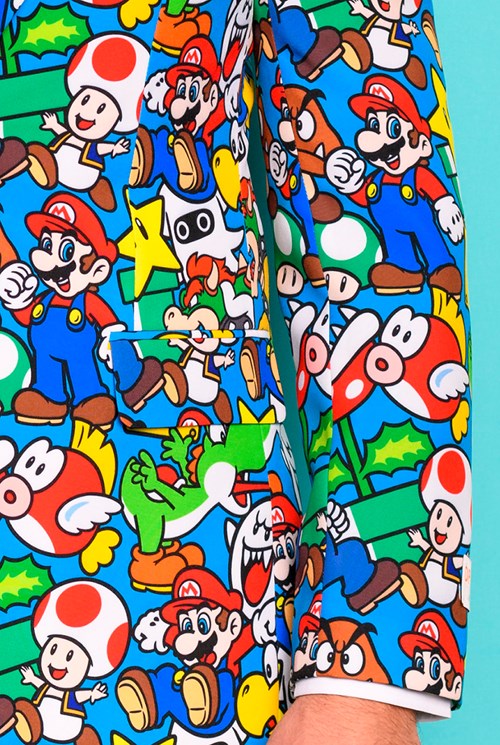 Herenkostuum OppoSuits Super Mario ™ (detail 2)