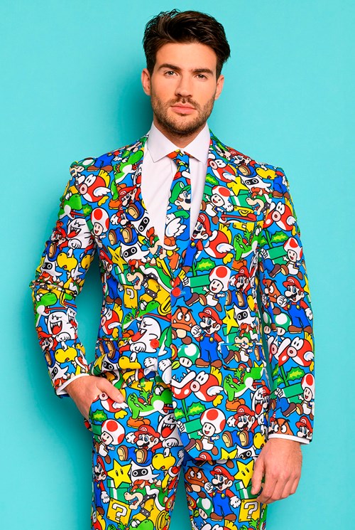 Herenkostuum OppoSuits Super Mario ™ (sfeerbeeld)