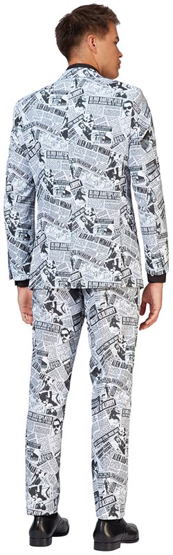 Herenkostuum OppoSuits Textile Telegraph (achterkant)