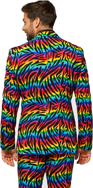Herenkostuum OppoSuits Wild Rainbow (achterkant)