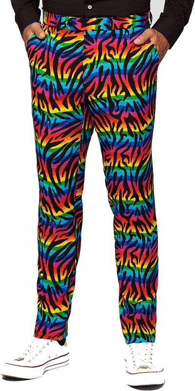 Herenkostuum OppoSuits Wild Rainbow (broek)