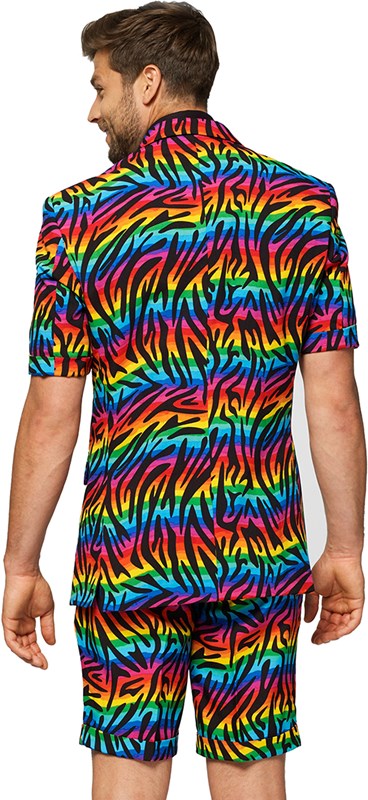 Herenkostuum Summer OppoSuits Wild Rainbow (achterkant)