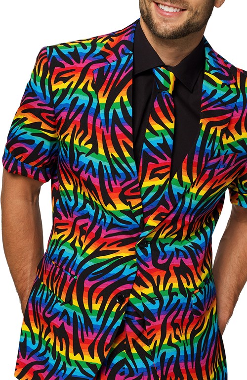 Herenkostuum Summer OppoSuits Wild Rainbow (colbert)