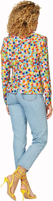Dames Blazer OppoSuits Confetteroni (achterkant)