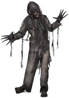 Halloween Kostuum Burned Zombie (5dlg)