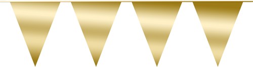 Vlaggenlijn Groot Goud (6m)