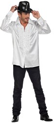 Disco Ruches Blouse Luxe Wit