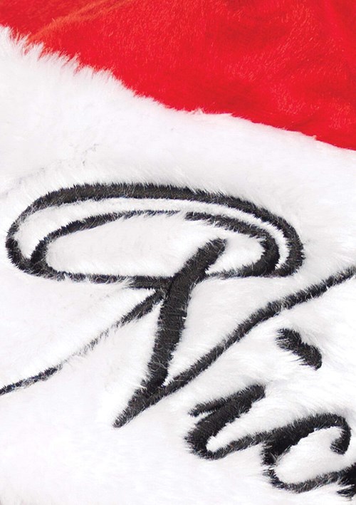 Pluche Kerstmuts Luxe Naughty or Nice (detail 1)