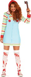 Halloween Dameskostuum Cozy Killer Doll 