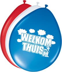Ballonnen Welkom thuis 8st