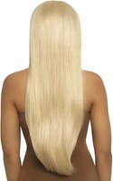 Pruik Lang Stijl Haar Blond Luxe (achterkant)