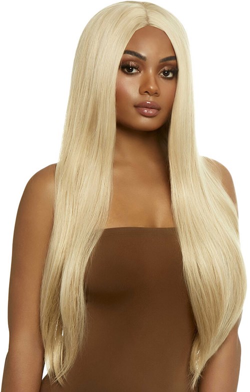 Pruik Lang Stijl Haar Blond Luxe