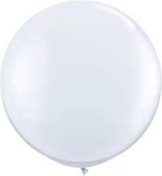 Topballon 90cm Wit