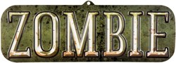 Wanddeco Zombie PVC 55X18cm