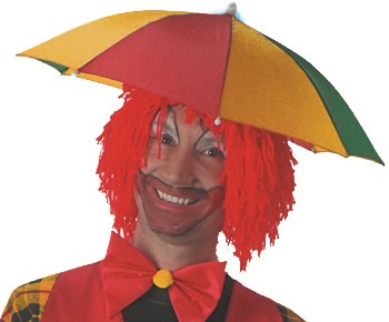 Paraplu Hoed Rood-Geel-Groen