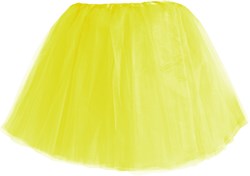 Tule Rokje 3 lagen Geel (40cm)