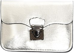 Enveloptasje met Hengsel Zilver (Clutch)