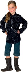 Kinder Ruche Blouse Luxe Zwart