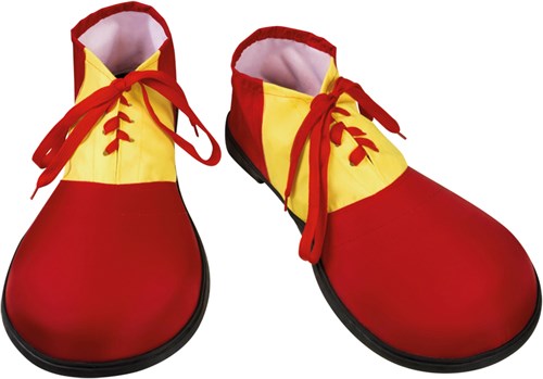 Clownsschoenen Rood-Geel Jumbo