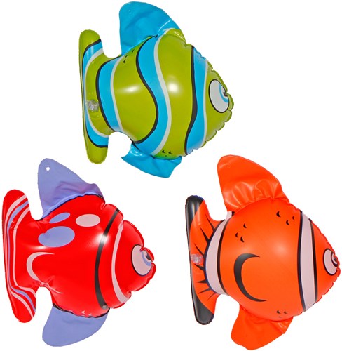 Opblaasbare Vissen 20cm 3st