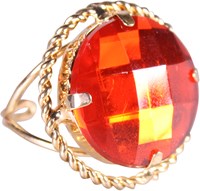 Ring Sinterklaas Rond Goud/Rood