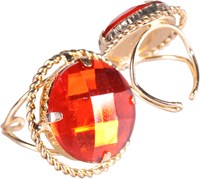 Ring Sinterklaas Rond Goud/Rood-2