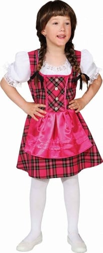 Dirndl Pink voor meisjes 
