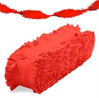 Crepeguirlande Rood Brandveilig (24m)
