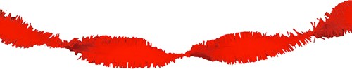 Crepeguirlande Rood Brandveilig (24m)-2