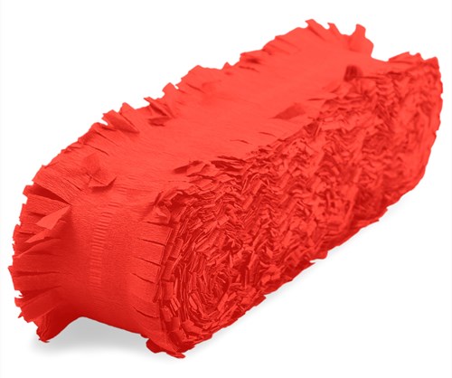 Crepeguirlande Rood Brandveilig (24m)-3