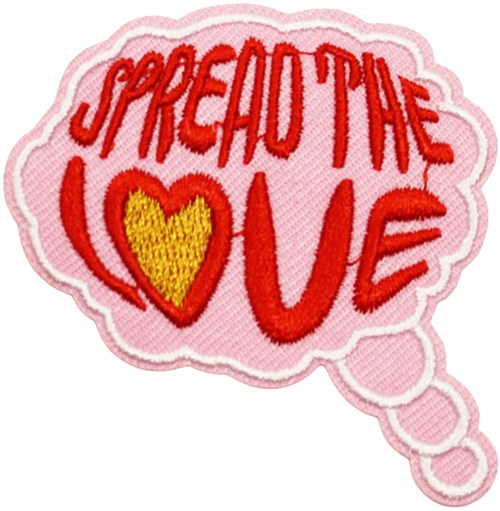 Embleem Spread The Love - 5,5x5,5cm
