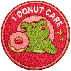 Embleem I Donut Care - 8x8cm