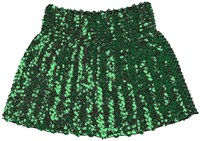 Mini Rokje Pailletten Groen voor dames (product)