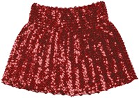 Mini Rokje Pailletten Rood voor dames (product)
