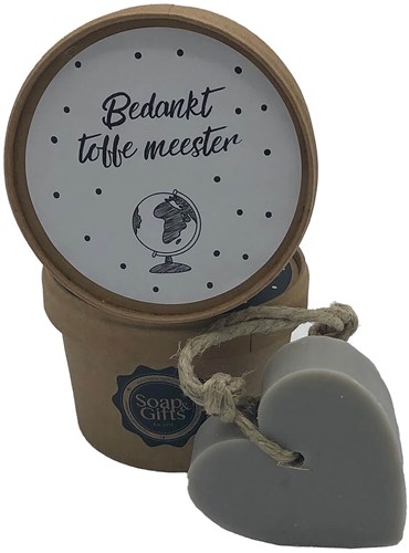 Doosje Vol Hartzeep Bedankt Toffe Meester
