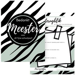 Kaart Meester Groen Zebra
