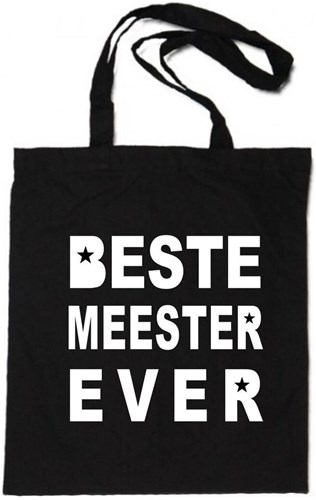 Tas "Beste Meester Ever" (37,5x41cm)