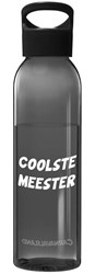 Waterfles "Coolste Meester" Zwart (650ml)