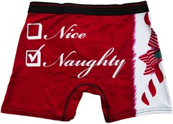 Kerst Boxershort Nice & Naughty