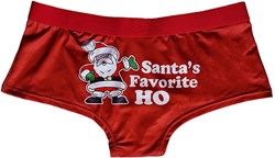 Kerst Dames Hipster Santa's Favorite Ho