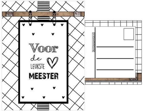 Kaart Voor De Leukste Meester