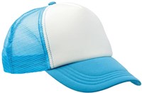 Trucker Pet Turquoise-Wit