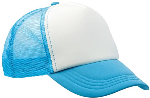 Trucker Pet Turquoise-Wit