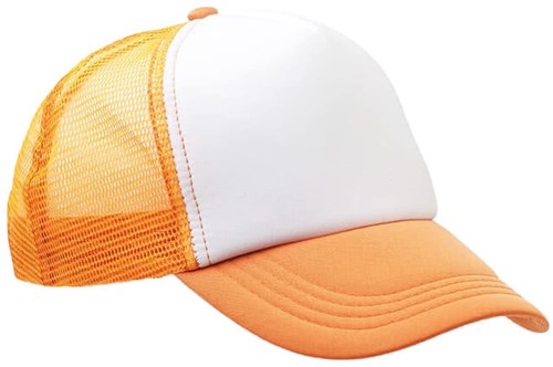 Trucker Pet Oranje-Wit