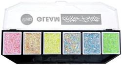 Vivid Gleam Glitter Cream Palet Pastel Glow