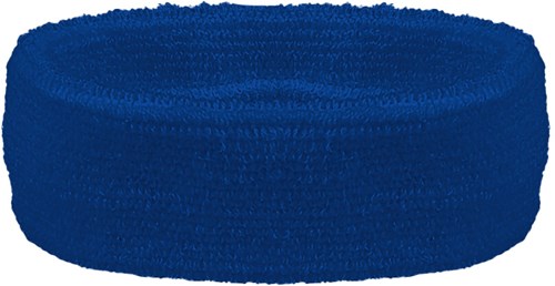 Blauwe Haarband (Hoofdband/Zweetband)