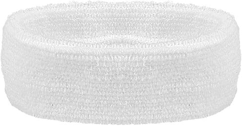 Witte Haarband (EK Hoofdband/Zweetband)