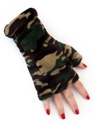 Vingerloze Handschoenen Camouflage