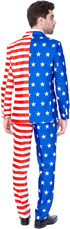 Herenkostuum Suitmeister USA Start & Stripes (achterkant)