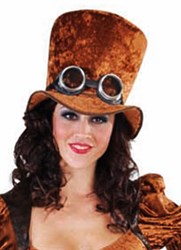 Hoed Steampunk Luxe Hoog